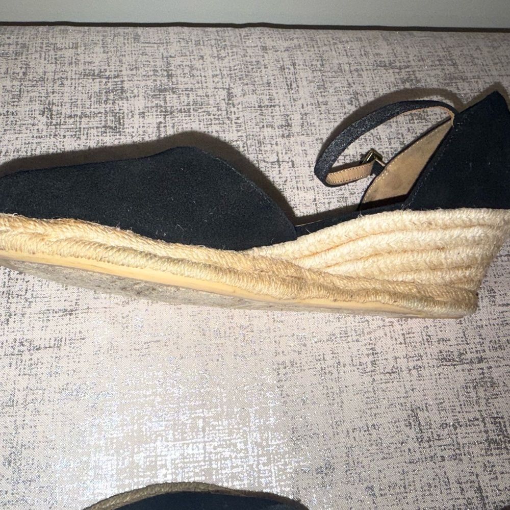 Talbots Black Espadrille Women's Shoes - Picture 10 of 16
